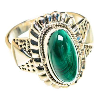 Malachite Rings handcrafted by Ana Silver Co - RING76808