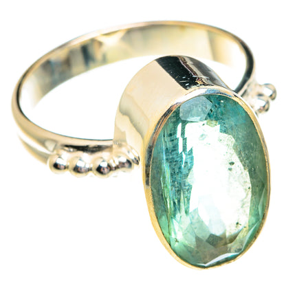 Green Fluorite Rings handcrafted by Ana Silver Co - RING76809