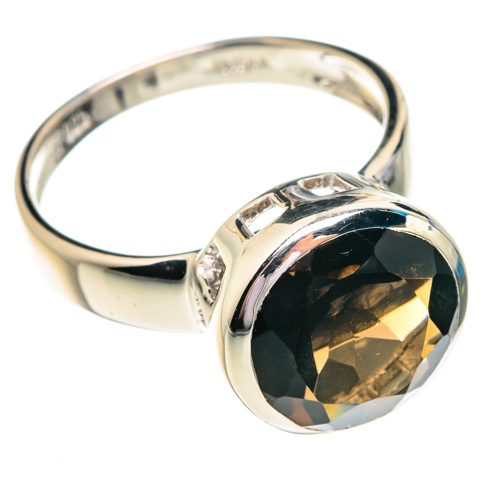 Smoky Quartz Rings handcrafted by Ana Silver Co - RING76810