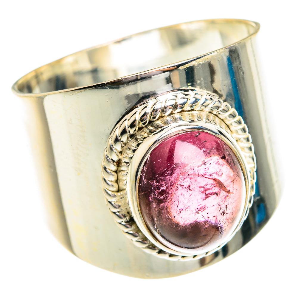 Pink Tourmaline Rings handcrafted by Ana Silver Co - RING76815