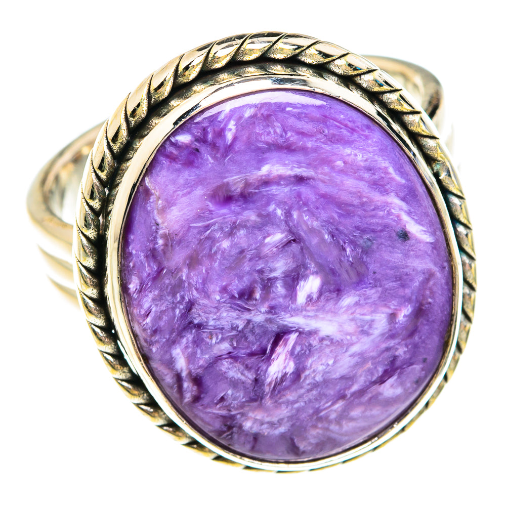 Charoite Rings handcrafted by Ana Silver Co - RING76820