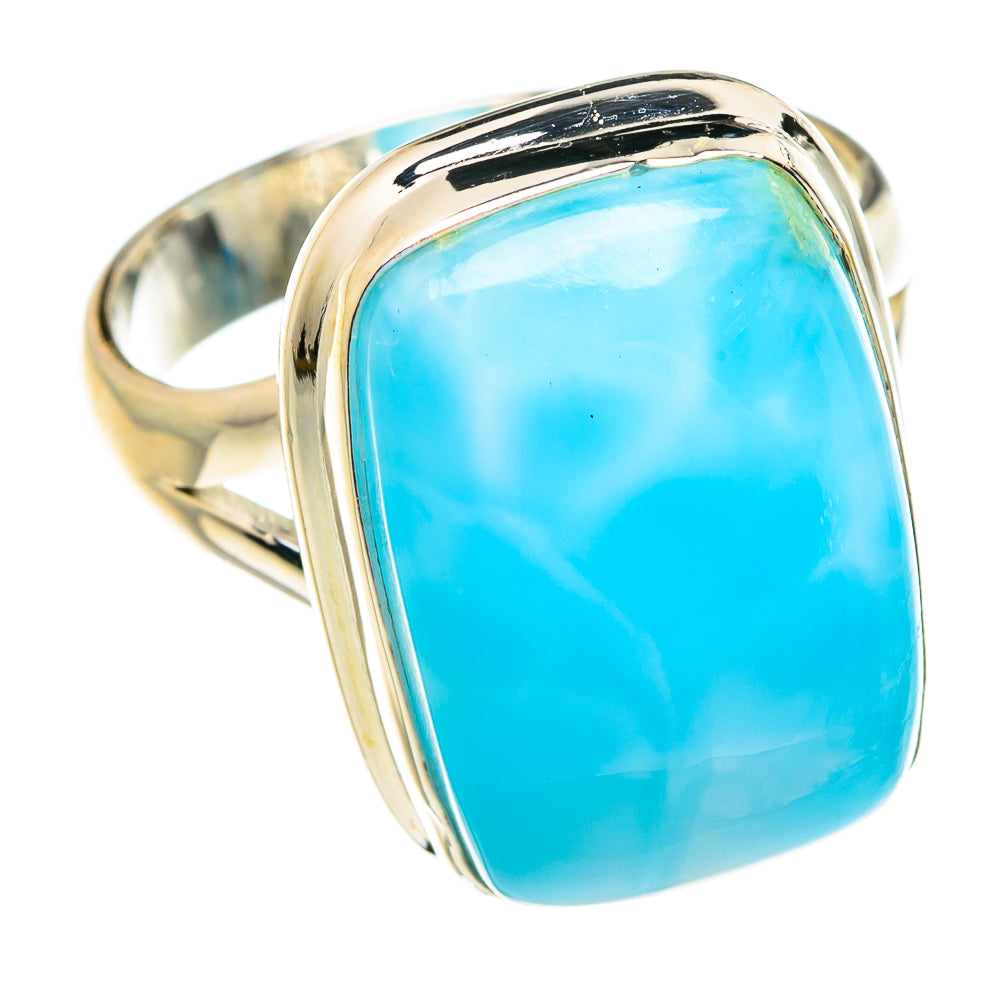 Larimar Rings handcrafted by Ana Silver Co - RING76829