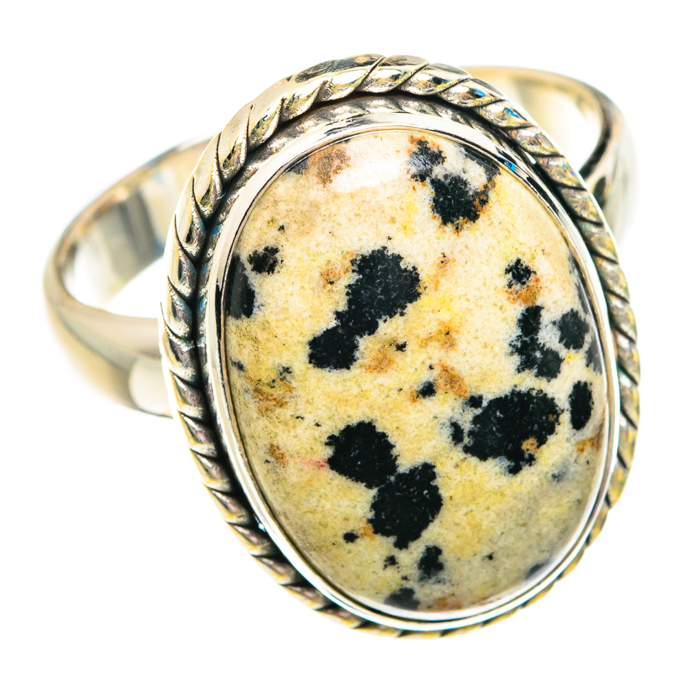 Dalmatian Jasper Rings handcrafted by Ana Silver Co - RING76835 - Photo 2