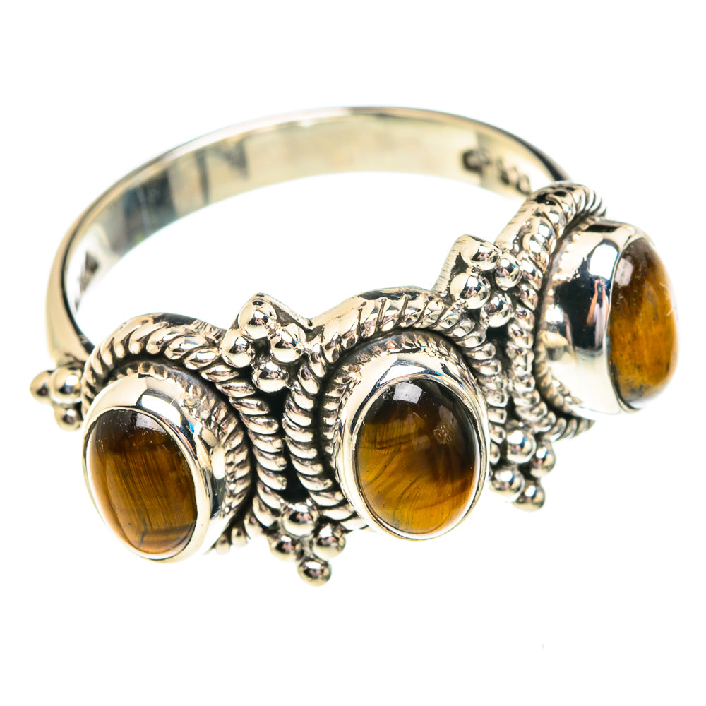 Tiger Eye Rings handcrafted by Ana Silver Co - RING76836