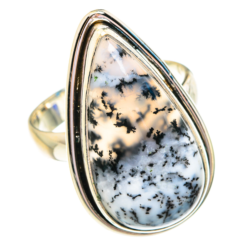 Dendritic Opal Rings handcrafted by Ana Silver Co - RING76852