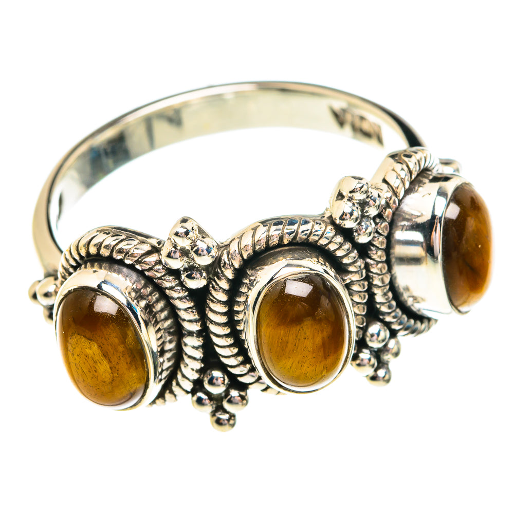 Tiger Eye Rings handcrafted by Ana Silver Co - RING76863