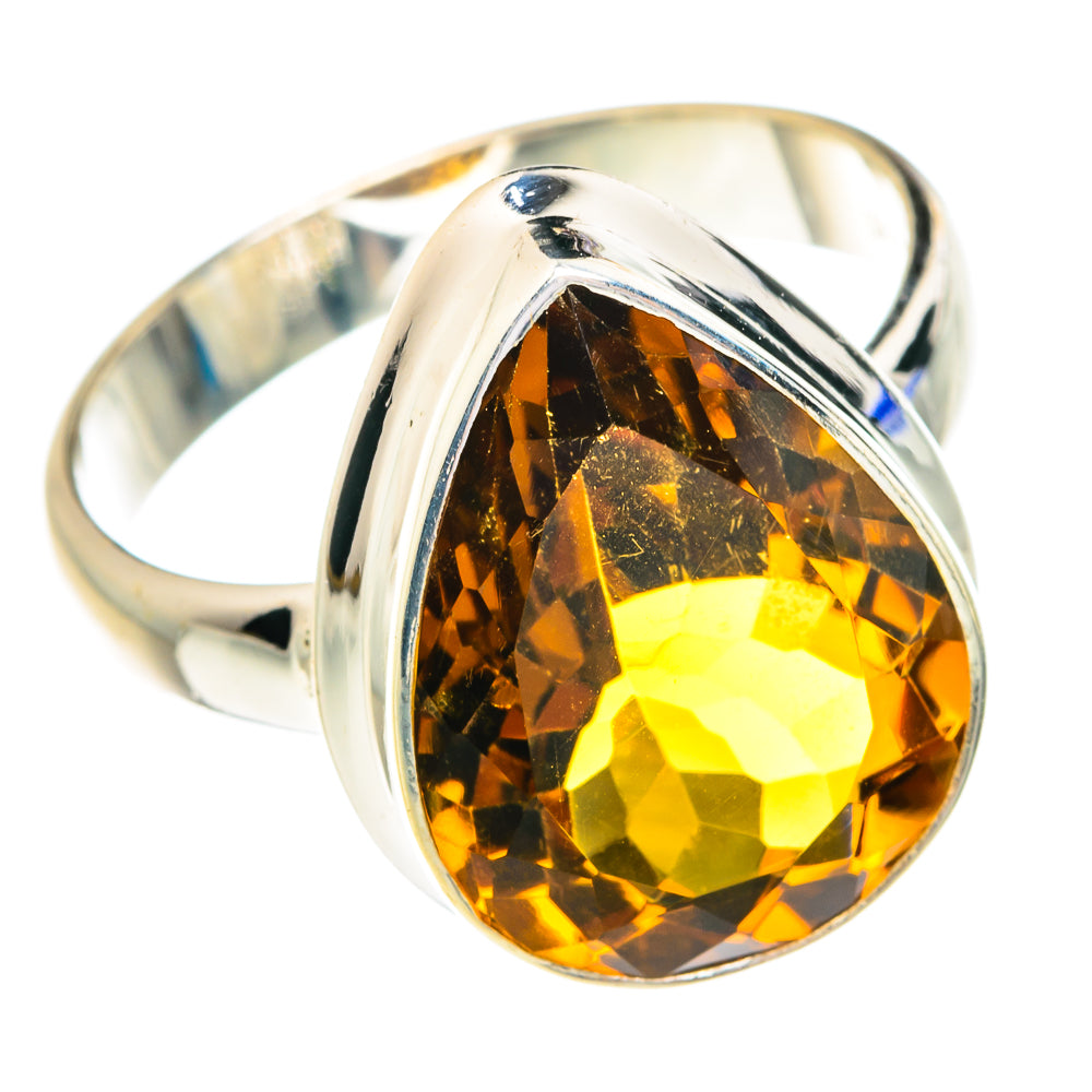 Mandarin Citrine Rings handcrafted by Ana Silver Co - RING76864