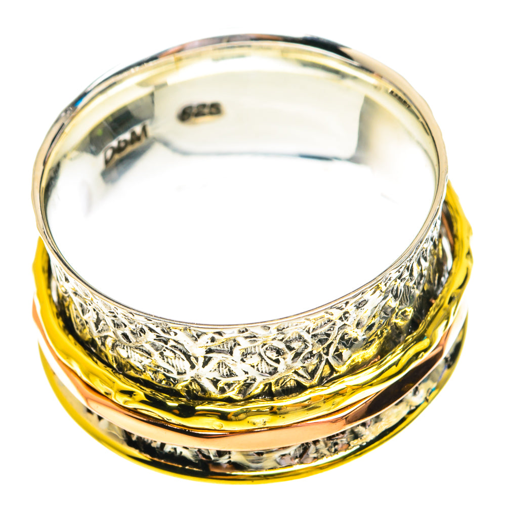 Meditation Spinner Rings handcrafted by Ana Silver Co - RING76876 - Photo 2