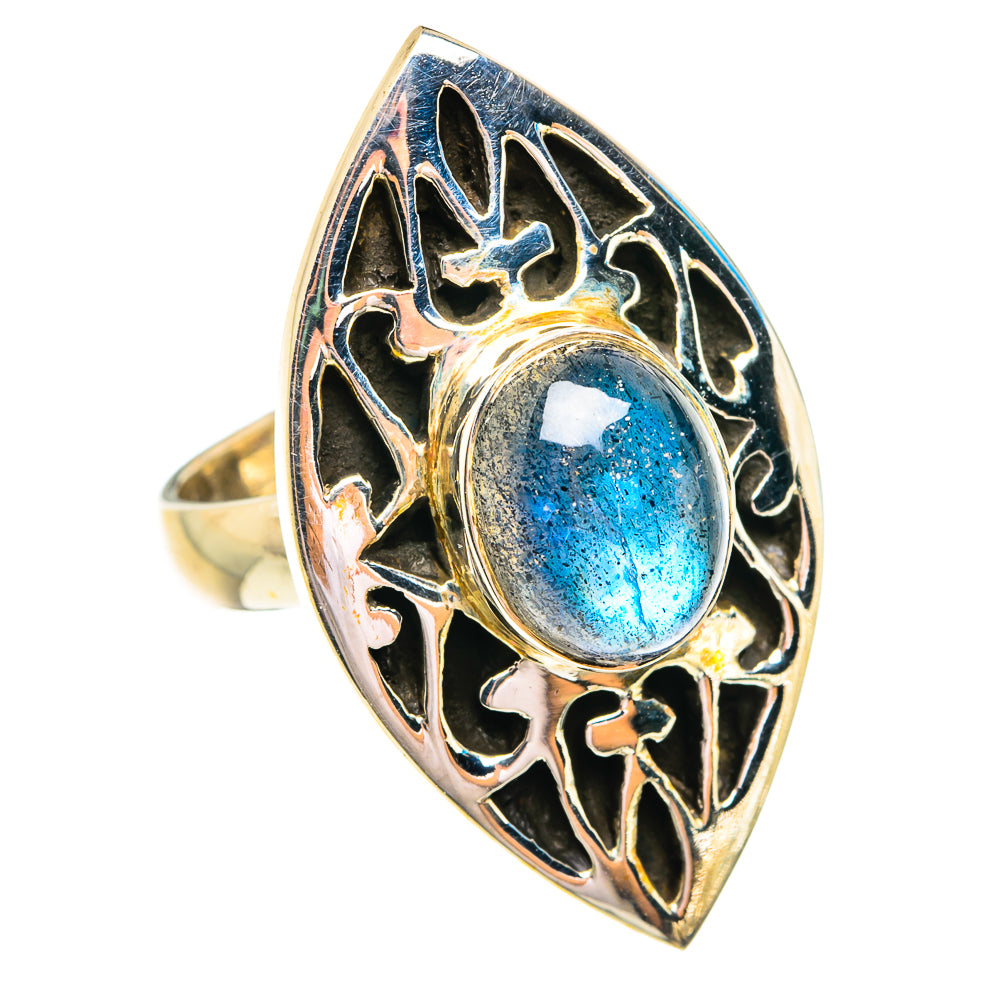 Labradorite Rings handcrafted by Ana Silver Co - RING76889