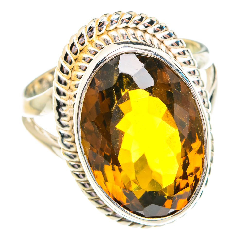 Mandarin Citrine Rings handcrafted by Ana Silver Co - RING76893