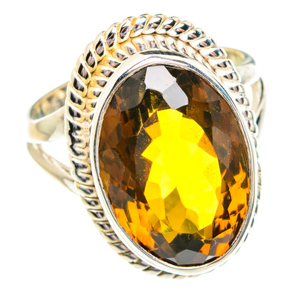 Mandarin Citrine Rings handcrafted by Ana Silver Co - RING76893