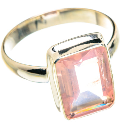 Rose Quartz Rings handcrafted by Ana Silver Co - RING76900