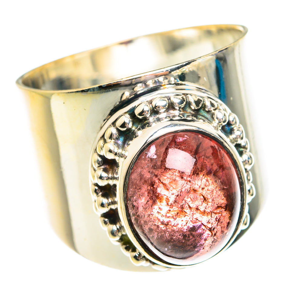 Pink Tourmaline Rings handcrafted by Ana Silver Co - RING76901