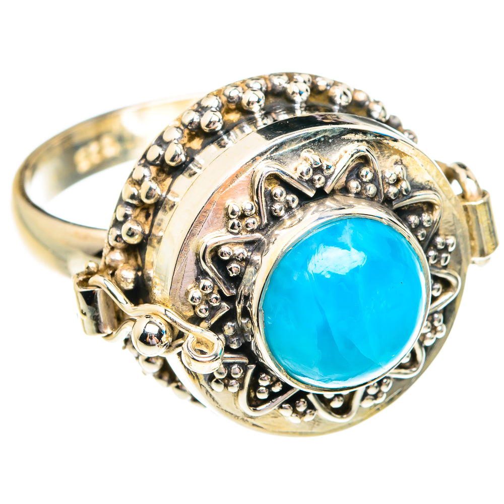 Larimar Rings handcrafted by Ana Silver Co - RING76928