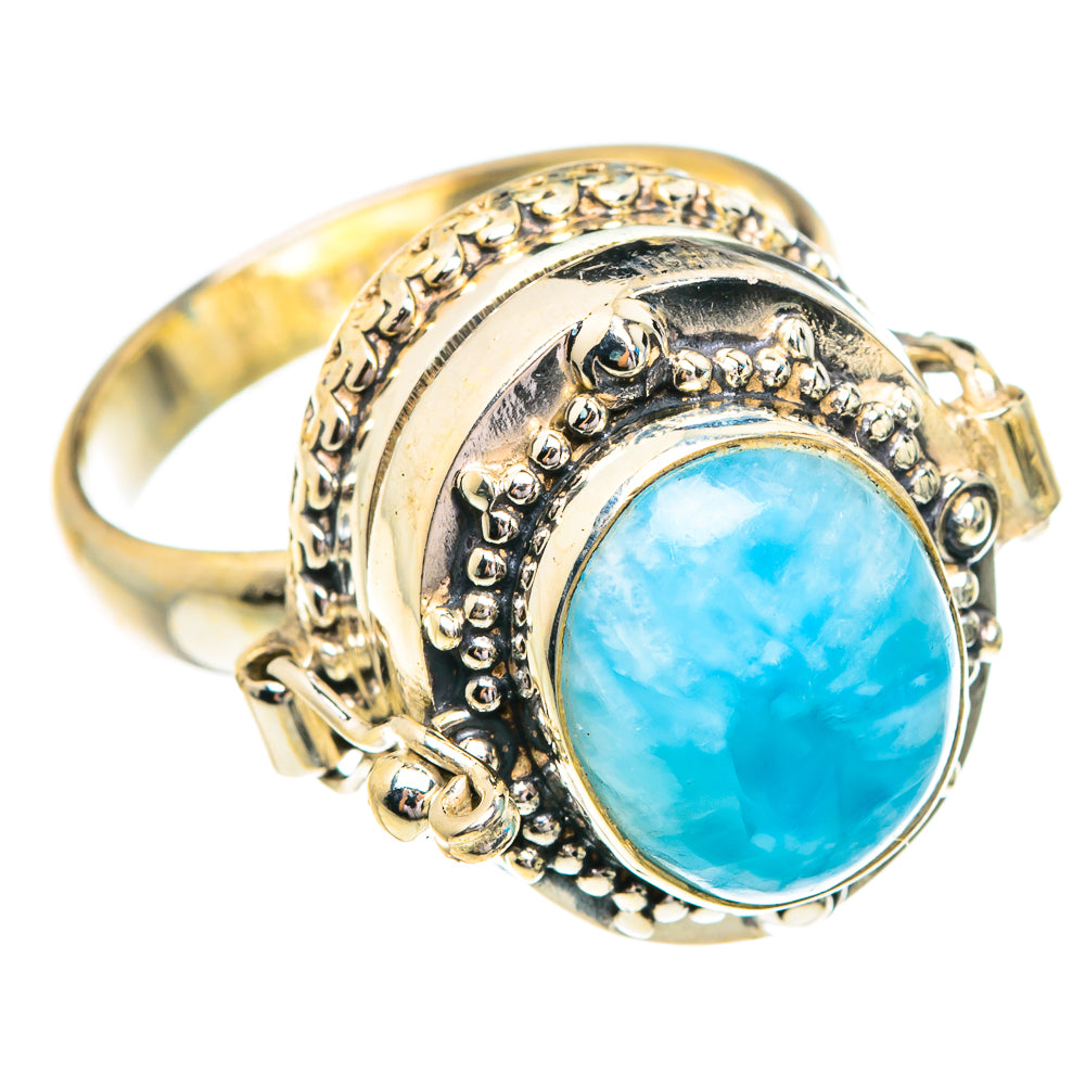 Larimar Rings handcrafted by Ana Silver Co - RING76929