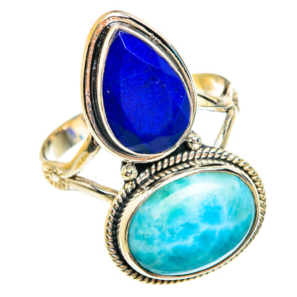 Larimar Rings handcrafted by Ana Silver Co - RING76930