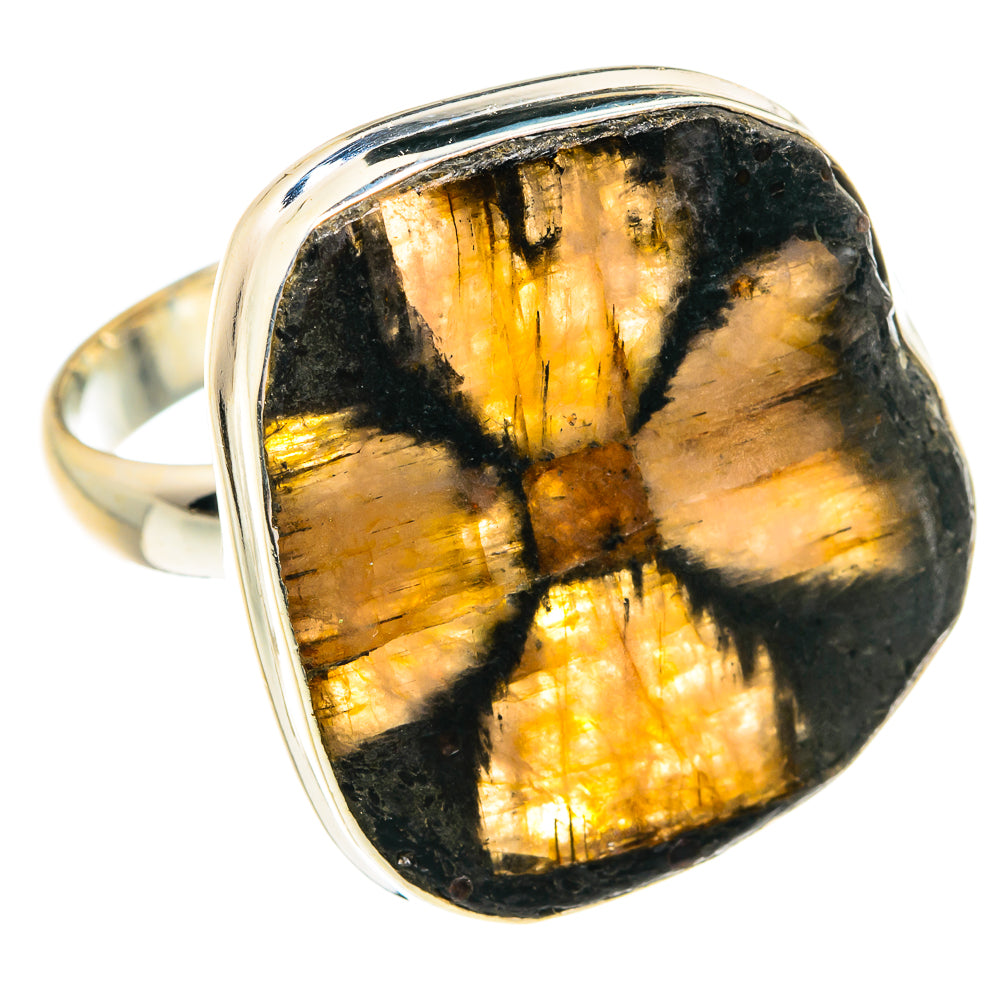 Chiastolite Rings handcrafted by Ana Silver Co - RING76935