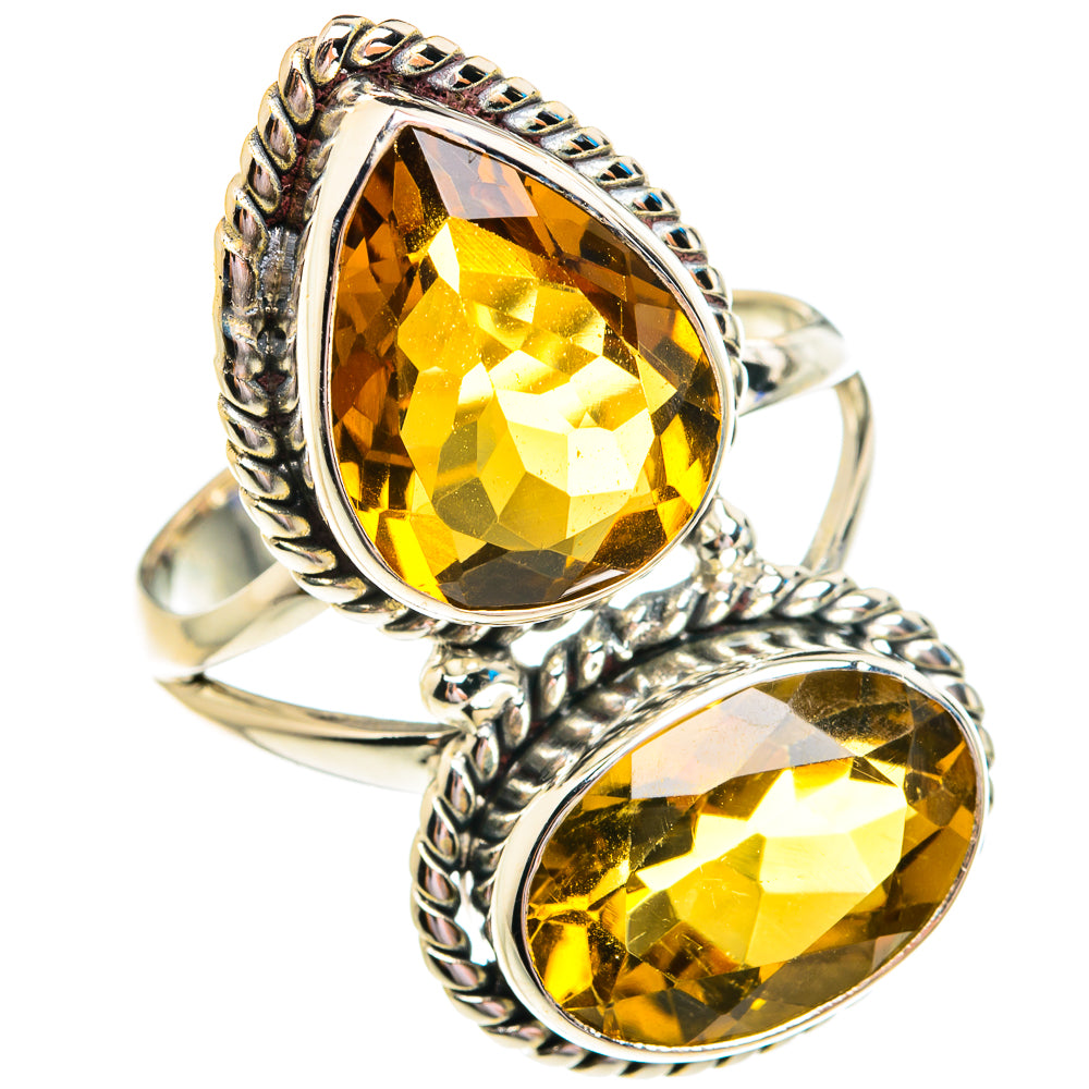 Mandarin Citrine Rings handcrafted by Ana Silver Co - RING76936