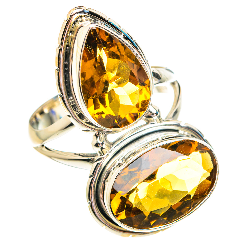 Mandarin Citrine Rings handcrafted by Ana Silver Co - RING76937