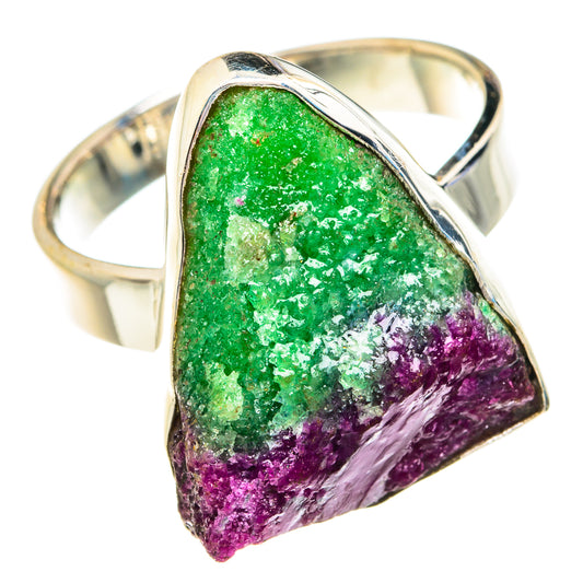 Ruby Zoisite Rings handcrafted by Ana Silver Co - RING76954