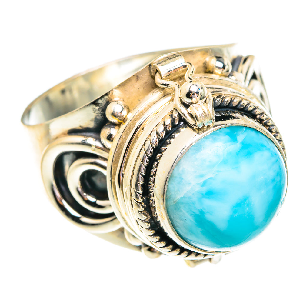 Larimar Rings handcrafted by Ana Silver Co - RING76963
