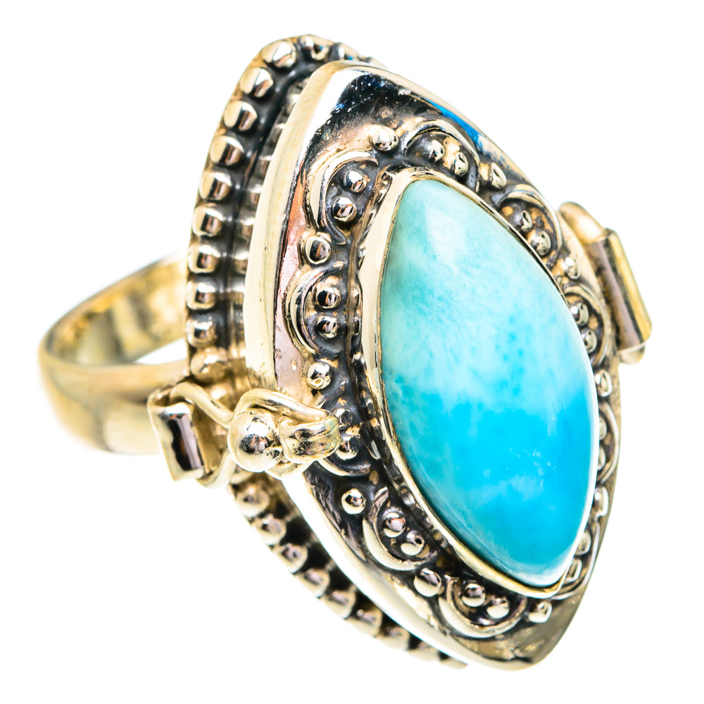 Larimar Rings handcrafted by Ana Silver Co - RING76964