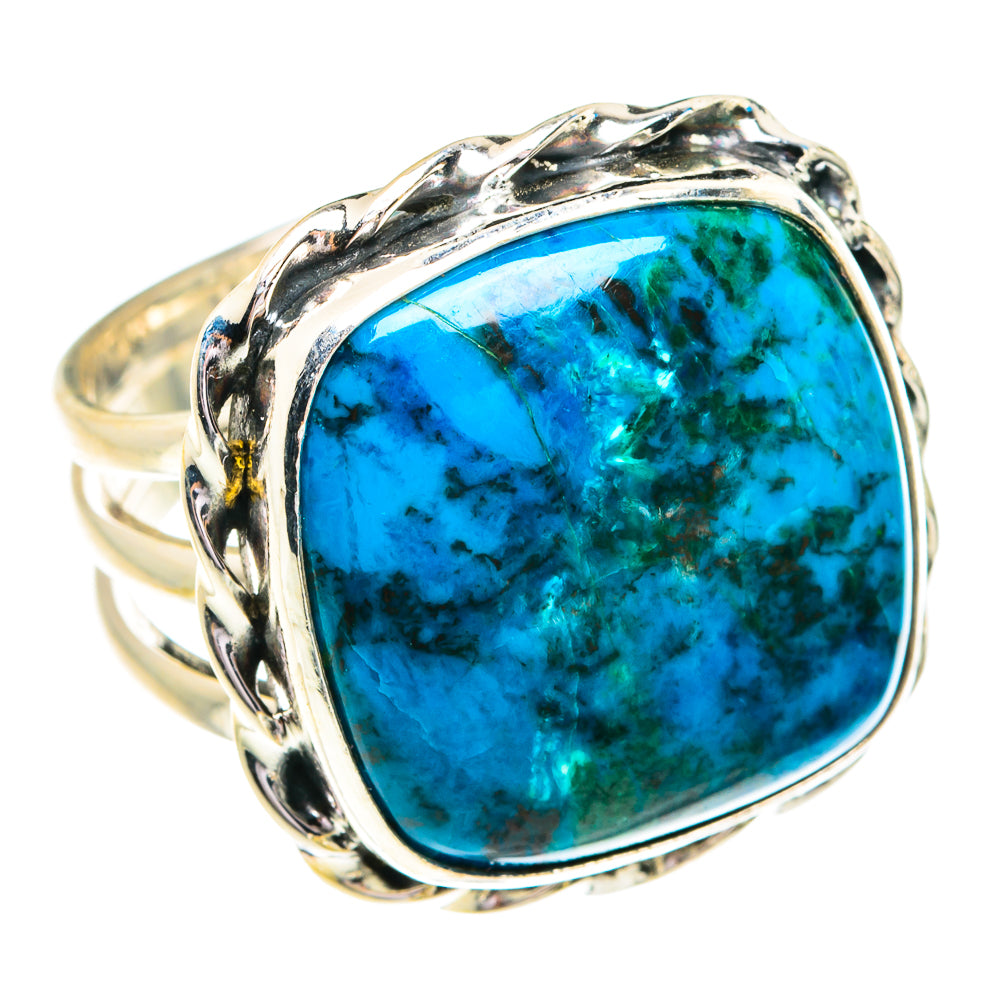 Chrysocolla Rings handcrafted by Ana Silver Co - RING76967
