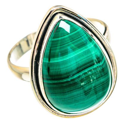 Malachite Rings handcrafted by Ana Silver Co - RING76971