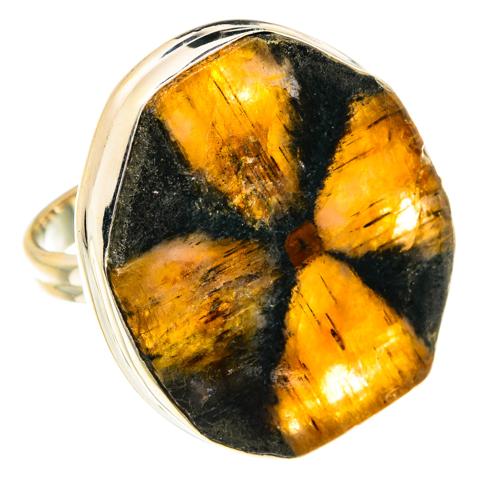Chiastolite Rings handcrafted by Ana Silver Co - RING76973