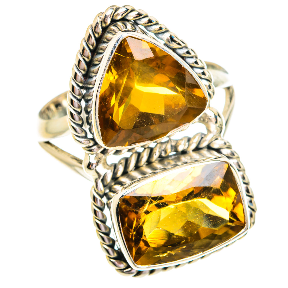 Mandarin Citrine Rings handcrafted by Ana Silver Co - RING76976