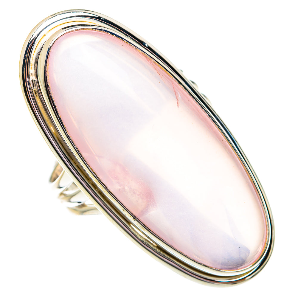 Rose Quartz Rings handcrafted by Ana Silver Co - RING76978