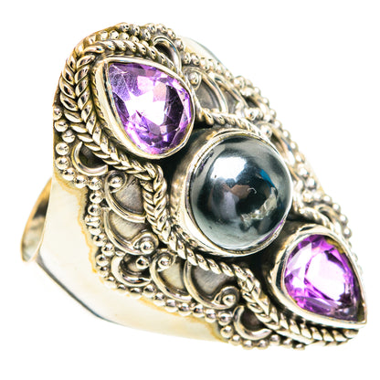 Hematite Rings handcrafted by Ana Silver Co - RING76983