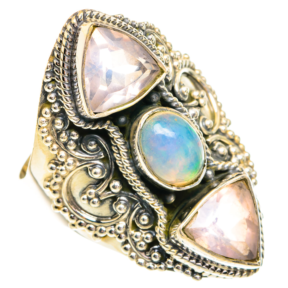 Ethiopian Opal Rings handcrafted by Ana Silver Co - RING76990