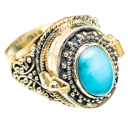 Larimar Rings handcrafted by Ana Silver Co - RING77003