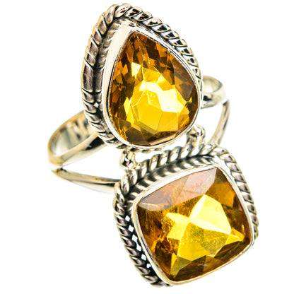 Mandarin Citrine Rings handcrafted by Ana Silver Co - RING77005