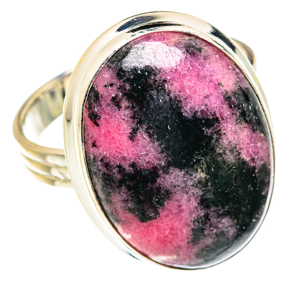 Rhodonite Rings handcrafted by Ana Silver Co - RING77008