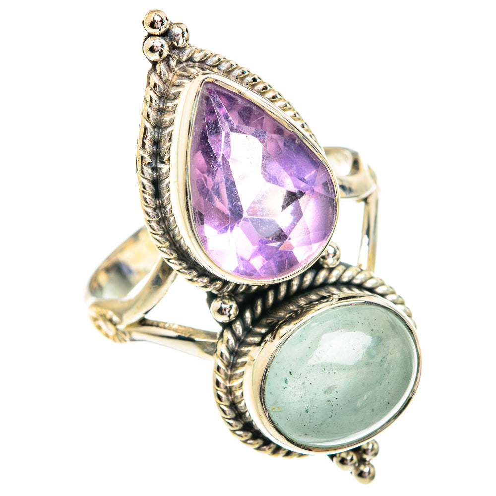 Aquamarine Rings handcrafted by Ana Silver Co - RING77013