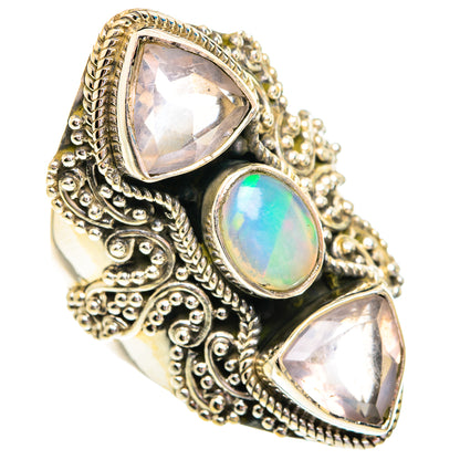 Ethiopian Opal Rings handcrafted by Ana Silver Co - RING77014