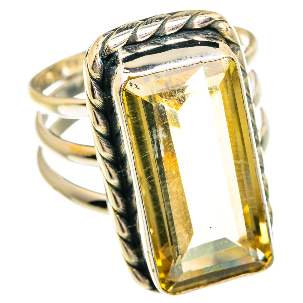 Citrine Rings handcrafted by Ana Silver Co - RING77020