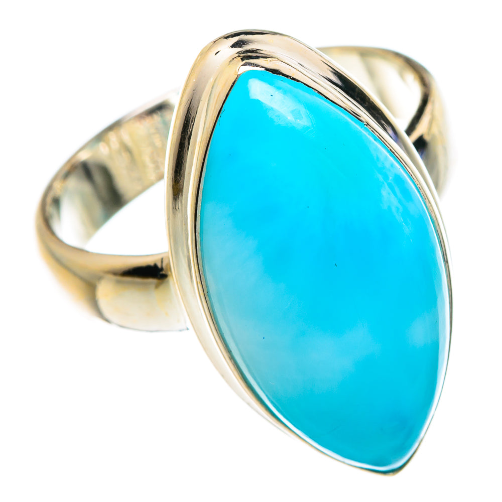 Larimar Rings handcrafted by Ana Silver Co - RING77023