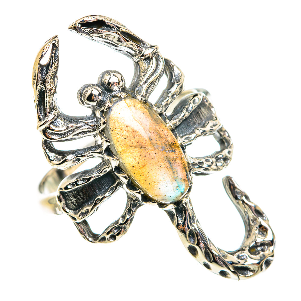 Labradorite Rings handcrafted by Ana Silver Co - RING77029
