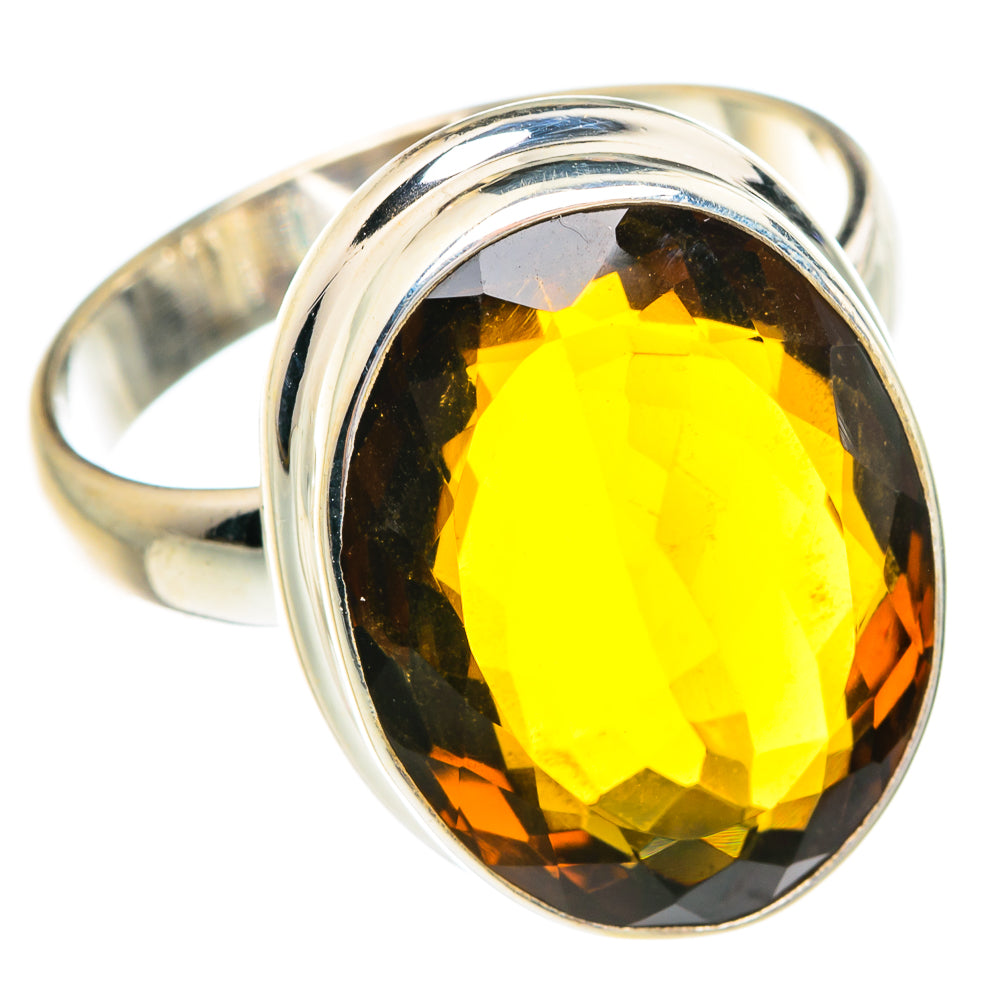 Mandarin Citrine Rings handcrafted by Ana Silver Co - RING77034
