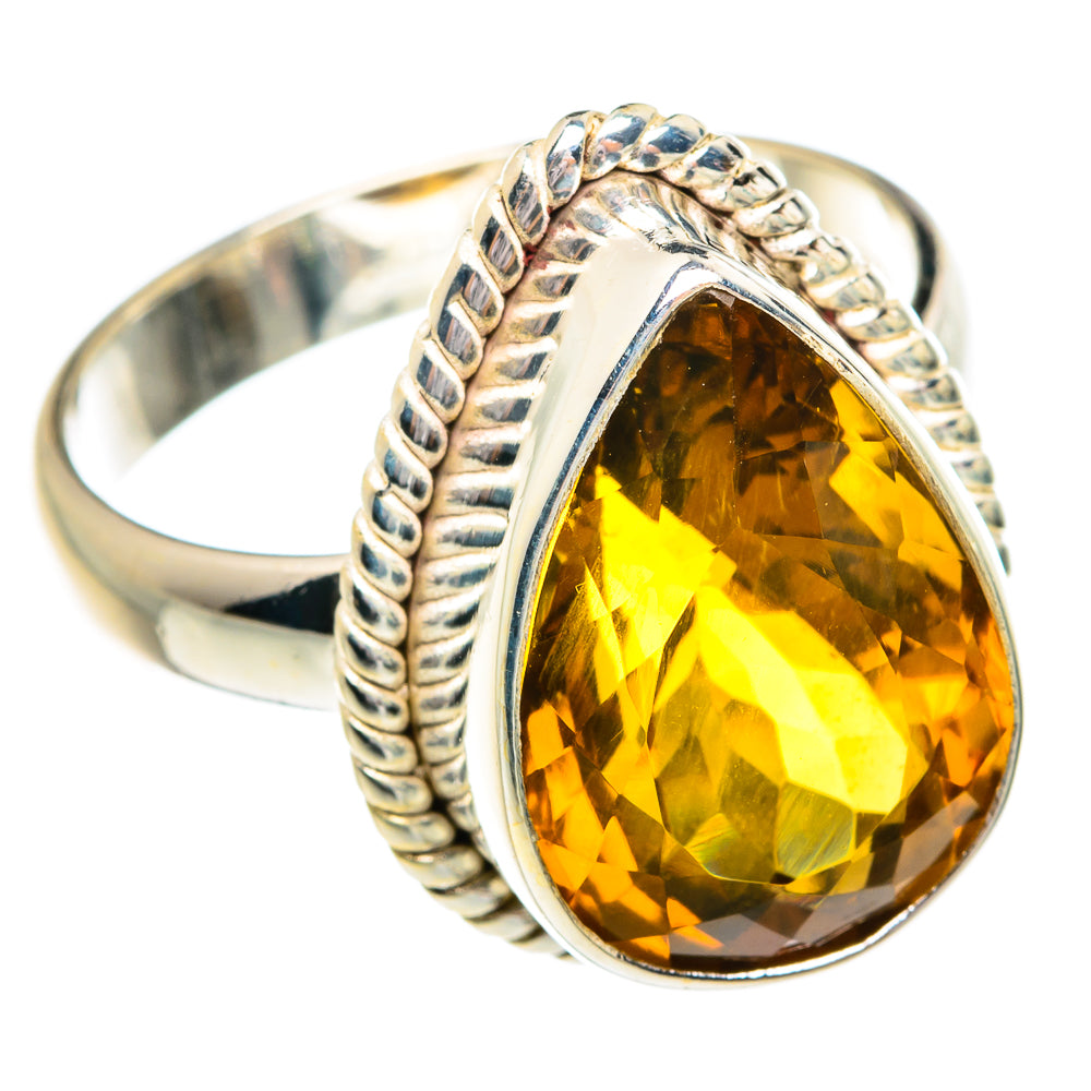 Mandarin Citrine Rings handcrafted by Ana Silver Co - RING77035