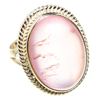Rose Quartz Rings handcrafted by Ana Silver Co - RING77038