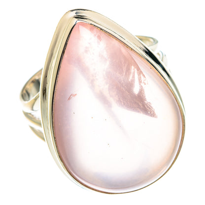 Rose Quartz Rings handcrafted by Ana Silver Co - RING77097