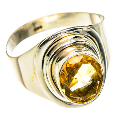 Mandarin Citrine Rings handcrafted by Ana Silver Co - RING77124
