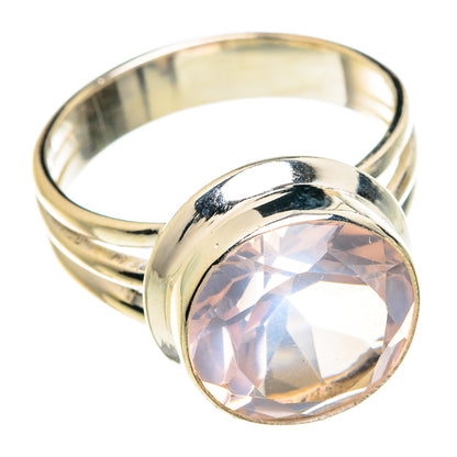 Rose Quartz Rings handcrafted by Ana Silver Co - RING77125