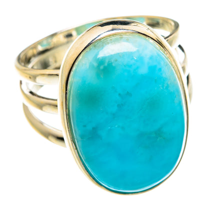 Larimar Rings handcrafted by Ana Silver Co - RING77140