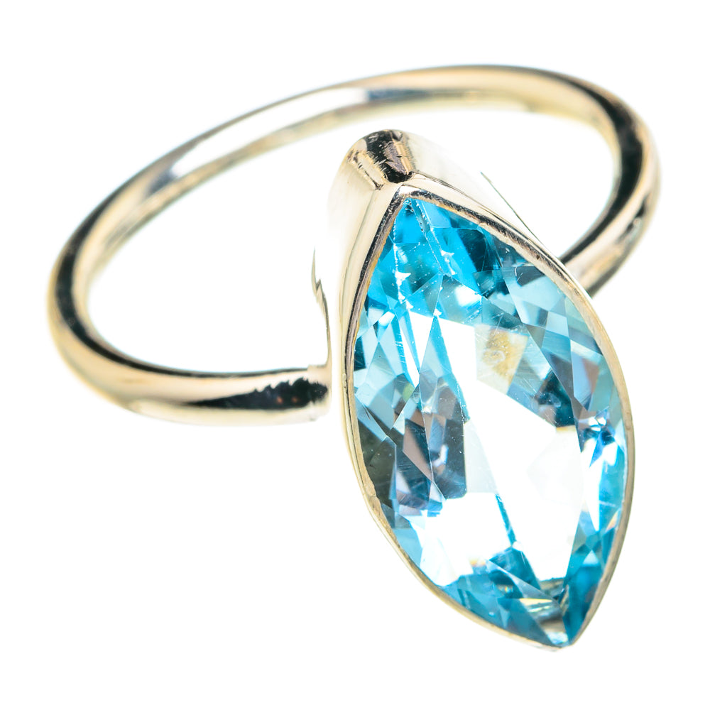 Blue Topaz Rings handcrafted by Ana Silver Co - RING77142