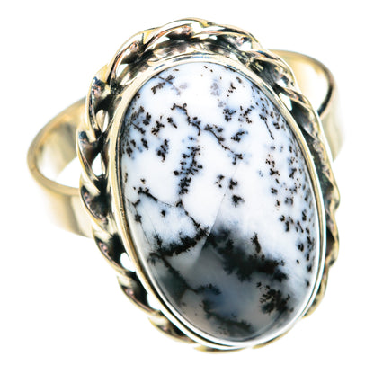 Dendritic Opal Rings handcrafted by Ana Silver Co - RING77160